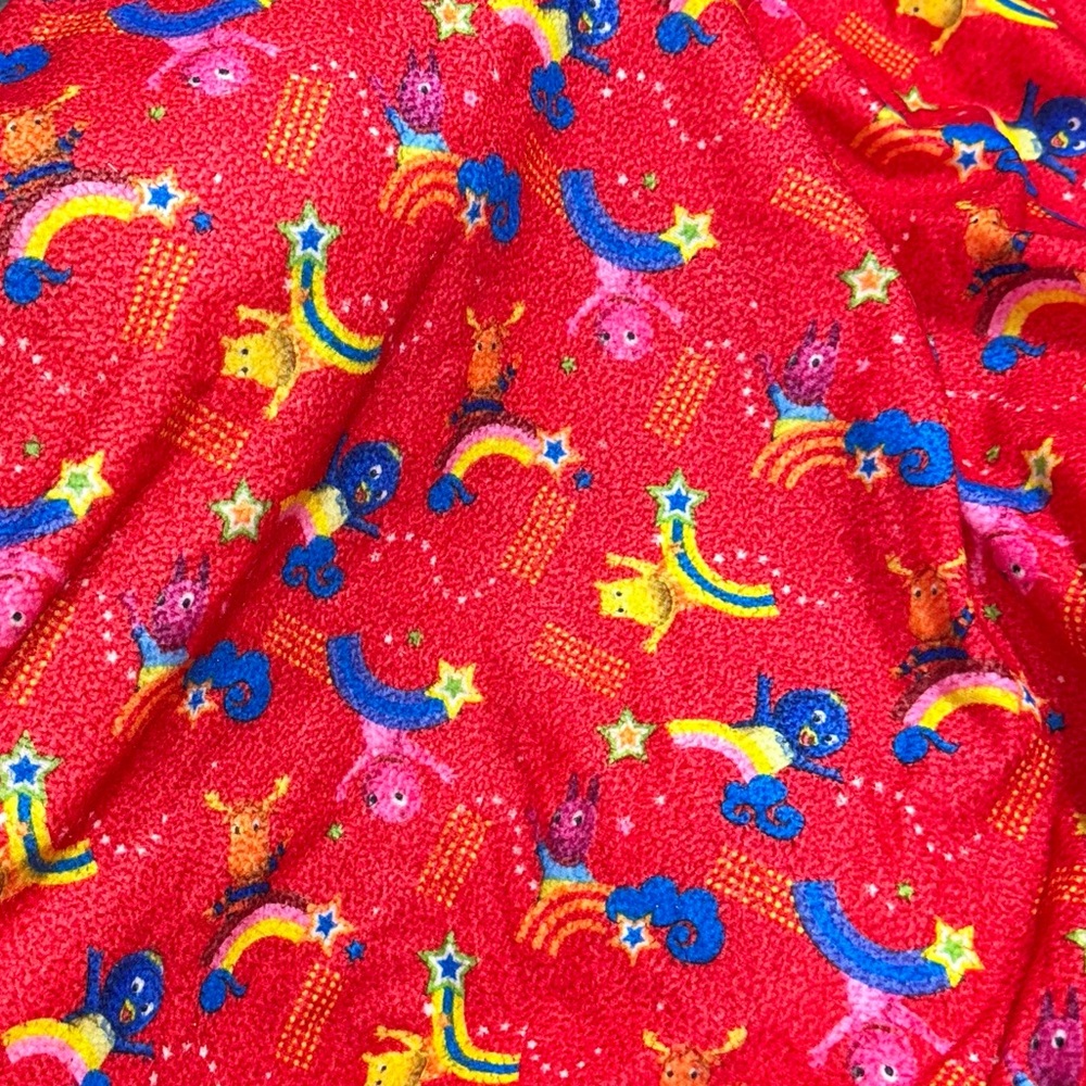Vintage Backyardigans Toddler Fitted Sheet Fleece Pablo Tyrone 2009 RARE HTF